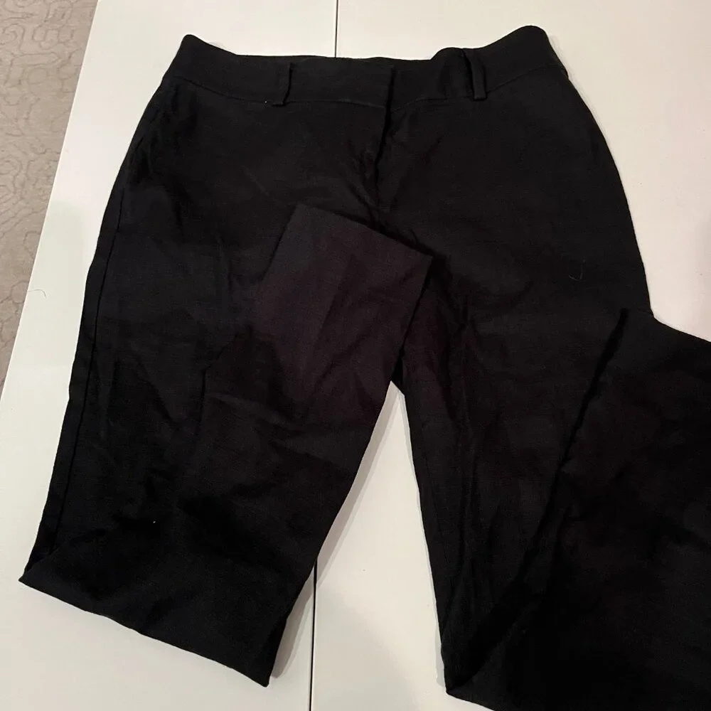 Ann Taylor Black Pants Double Clasp‎ Size 4 💗
